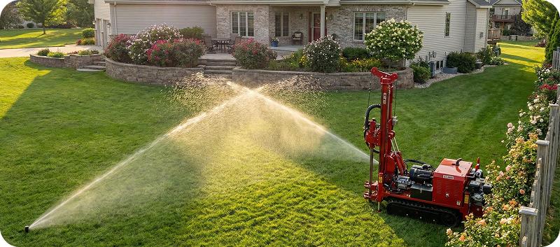 Beregnungsbrunnen für Gartenbewässerung
